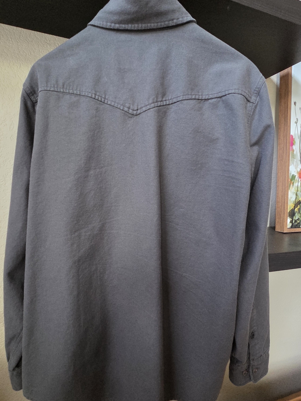 Howler Brothers Men's Novato Antique Black Button-Down Workshirt - Picture 4 of 7